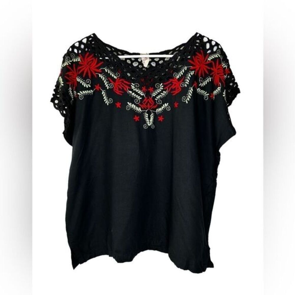 Vintage Sassy Doll Clothing Embroidered Top size‎ Medium